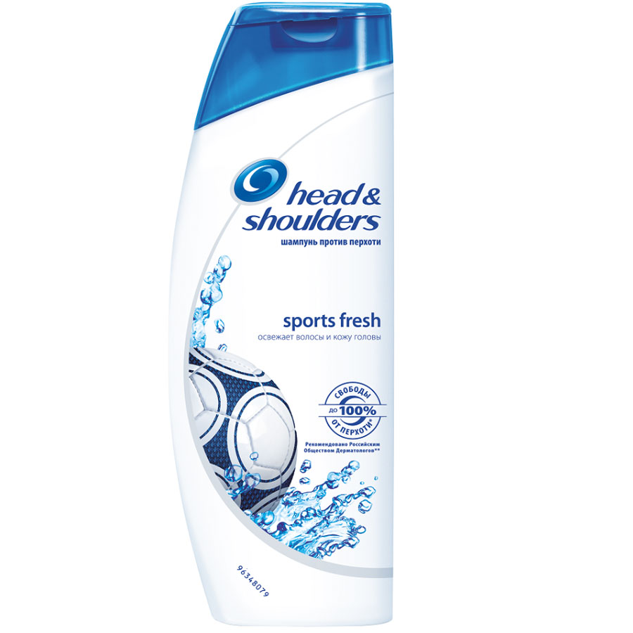 Шампунь против перхоти Head & Shoulders Sports Fresh, 600 млHS-81434458 Шампунь против перхоти Head & Shoulders Sports Fresh, 600 млHS-81434458До 100% свободы от перхоти!* Освежает волосы и кожу головы. Наша проверенная Actizinc формула не только эффективно борется с причинами возникновения перхоти*, но и сохраняет баланс кожи головы и красивые волосы**. Мягкая, рН-сбалансированная формула подходит для ежедневного использования. *видимой перхоти при регулярном применении **при регулярном применении Товар сертифицирован.