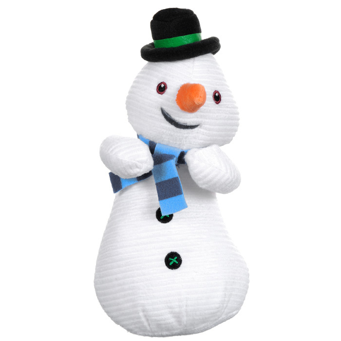 Мягкая игрушка Disney Чилли, 22 см1200455 Мягкая игрушка Disney Чилли, 22 см1200455Мягкая игрушка Disney Чилли выполнена в виде симпатичного снеговика Чилли - друга главной героини мультсериала Доктор Плюшева. Удивительно мягкая игрушка изготовлена из высококачественных текстильных материалов с набивкой из синтепона. Глазки, ротик и пуговки снеговика вышиты нитками. Оригинальный стиль и великолепное качество исполнения делают эту игрушку чудесным подарком к любому празднику. Порадуйте вашего ребенка таким замечательным подарком!