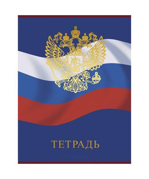 Тетрадь А4 96 листов Государственная символика Обложка мелованный картон, матовая ламинация, выборочный лак, тиснение фольгой «Золото»ТФЛ4964105 Тетрадь А4 96 листов Государственная символика Обложка мелованный картон, матовая ламинация, выборочный лак, тиснение фольгой «Золото»ТФЛ4964105Современному потребителю идеально подойдет тетрадь А4 формата. Покрытая матовой ламинацией и выборочным лаком обложка тетради эффектно выделит изображение. Такая обложка подчеркнет Вашу индивидуальность. Особый шик внешнему виду придает тиснение фольгой Золото. Для удобства письма мы снабдили тетрадь плотной бумагой от лучших производителей. Элементы государственной символики подчеркнут значимость вашей работы. Разметка: В клетку. Формат: А4. Обложка: Картон. Крепление: Скрепка. Особенности: Матовая ламинация Выборочное лакирование Поля Тиснение фольгой «Золото»