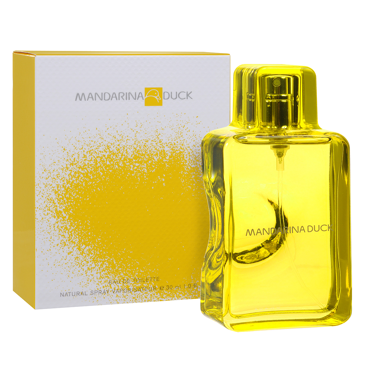 Mandarina Duck Туалетная вода Mandarina Duck, женская, 30 мл27870 Mandarina Duck Туалетная вода Mandarina Duck, женская, 30 мл27870Женский аромат Mandarina Duck инновационный и провокационный, как и сам бренд, который дал название аромату. Искры joie de vivre (радости жизни) для использования каждый день, воплощают собой всегда актуальный стиль жизни, дух любопытства и постоянного движения. Оригинальный аромат для оптимистичных, практичных, увлеченных и чувственных женщин. Классификация аромата : цитрусовый, цветочно-пряный. Пирамида аромата : Верхние ноты: желтая фрезия, бергамот, белый перец. Ноты сердца: жасмин, гардения, жимолость. Ноты шлейфа: кедр, мускус, зерна амбреты. Ключевые слова свежий, элегантный, чувственный! Туалетная вода - один из самых популярных видов парфюмерной продукции. Туалетная вода содержит 4-10% парфюмерного экстракта. Главные достоинства данного типа продукции заключаются в доступной цене, разнообразии форматов (как правило, 30, 50, 75, 100 мл),...