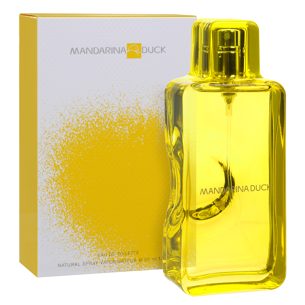 Mandarina Duck Туалетная вода Mandarina Duck, женская, 50 мл27869 Mandarina Duck Туалетная вода Mandarina Duck, женская, 50 мл27869Женский аромат Mandarina Duck инновационный и провокационный, как и сам бренд, который дал название аромату. Искры joie de vivre (радости жизни) для использования каждый день, воплощают собой всегда актуальный стиль жизни, дух любопытства и постоянного движения. Оригинальный аромат для оптимистичных, практичных, увлеченных и чувственных женщин. Классификация аромата : цитрусовый, цветочно-пряный. Пирамида аромата : Верхние ноты: желтая фрезия, бергамот, белый перец. Ноты сердца: жасмин, гардения, жимолость. Ноты шлейфа: кедр, мускус, зерна амбреты. Ключевые слова свежий, элегантный, чувственный! Туалетная вода - один из самых популярных видов парфюмерной продукции. Туалетная вода содержит 4-10% парфюмерного экстракта. Главные достоинства данного типа продукции заключаются в доступной цене, разнообразии форматов (как правило, 30, 50, 75, 100 мл),...