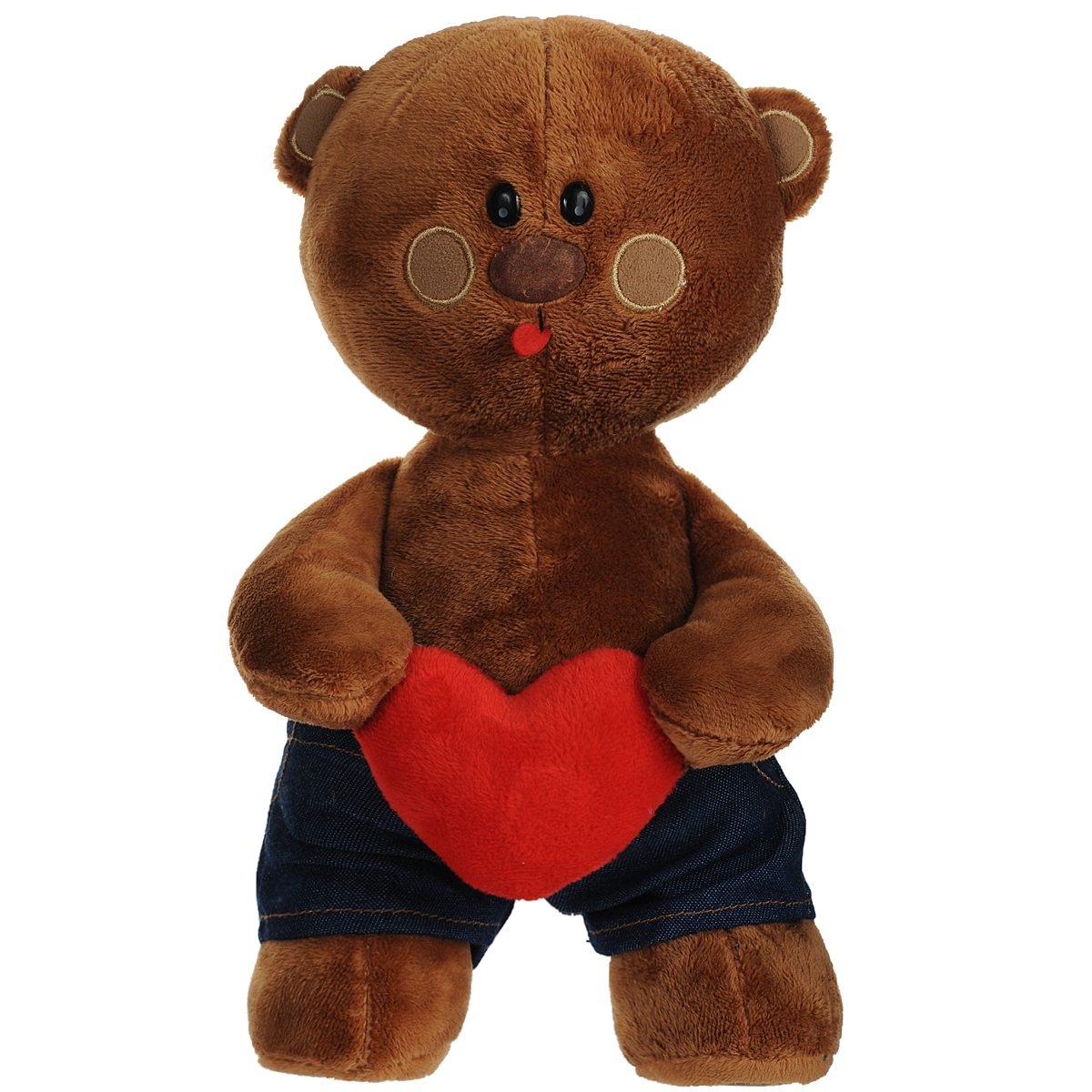 Мягкая игрушка Fluffy Family Мишка. В восторге, цвет: коричневый, 25 см93887 Мягкая игрушка Fluffy Family Мишка. В восторге, цвет: коричневый, 25 см93887Очаровательная мягкая игрушка Fluffy Family Мишка. В восторге, выполненная в виде мишки коричневого цвета, в лапах она держит сердечко. Такая игрушка вызовет умиление и улыбку у каждого, кто ее увидит. Удивительно мягкая игрушка принесет радость и подарит своему обладателю мгновения нежных объятий и приятных воспоминаний. Она выполнена из высококачественного плюша с набивкой из гипоаллергенного синтепона. Милый мишка станет прекрасным подарком для близкого человека и поможет выразить всю полноту ваших чувств.