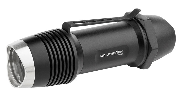 Фонарь LED Lenser F1, цвет: черный