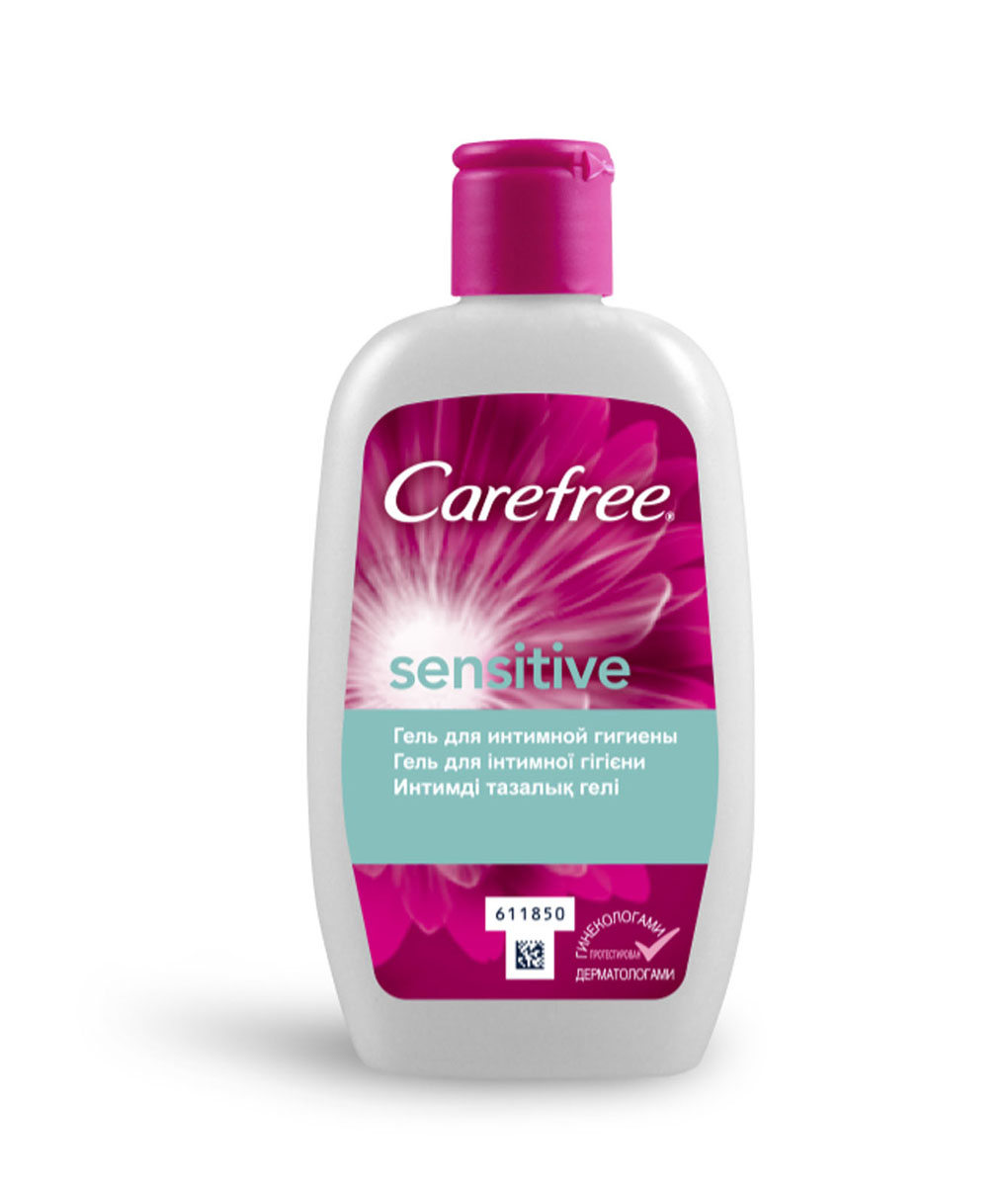 Carefree Гель для интимной гигиены Sensitive, 200 мл45759 Carefree Гель для интимной гигиены Sensitive, 200 мл45759Откройте секрет ежедневной свежести с гелем для интимной гигиены Carefree для деликатного ухода за кожей интимной зоны. Он разработан специально для ухода за чувствительной интимной зоной и поддерживает естественный уровень pH. Его мягкая, не содержащая мыла формула подходит для ежедневного применения. Протестирован дерматологами и гинекологами. Товар сертифицирован.
