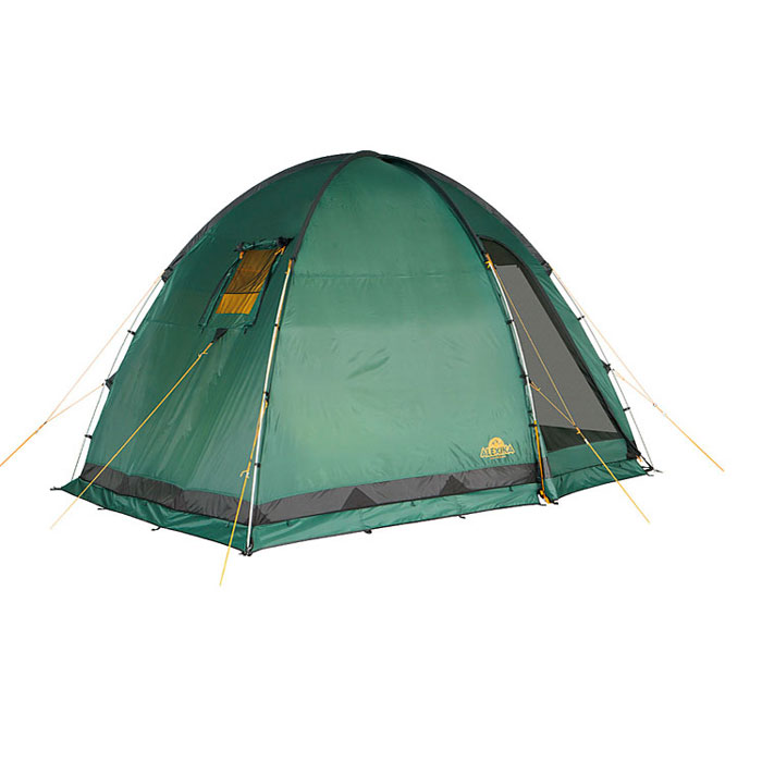 Палатка Alexika Minnesota 3 Luxe 9153.3401, цвет: зеленый9153.3401 Палатка Alexika Minnesota 3 Luxe 9153.3401, цвет: зеленый9153.3401Эта палатка - идеальный выбор для семьи, состоящей из 3-х человек. С ней вам не придется размышлять, где расположиться самим, а куда пристроить свои вещи. Палатка оснащена просторным тамбуром, который может подойти для обустройства походной кухни. В стенке тамбура имеется прозрачная вставка. В комплекте предусмотрено дно для тамбурного отделения. В палатке MINNESOTA 3 LUXE имеется три входа, каждый из них защищен противомоскитной сеткой. Поэтому спокойные ночи без надоедливого жужжания насекомых вам обеспечены. Для защиты от ветра по периметру палатки располагается «юбка». В местах, на которые приходятся серьезные нагрузки, используется более прочная ткань. MINNESOTA 3 LUXE выделяется среди аналогичных палаток тщательно продуманной системой вентиляции. Ее эффективность достигается за счет наличия вентиляционного окна (располагается в верхней части купола) с ветровым клапаном и торцевого окна, дополненного внешней шторкой на молнии. Для изготовления тента используется...