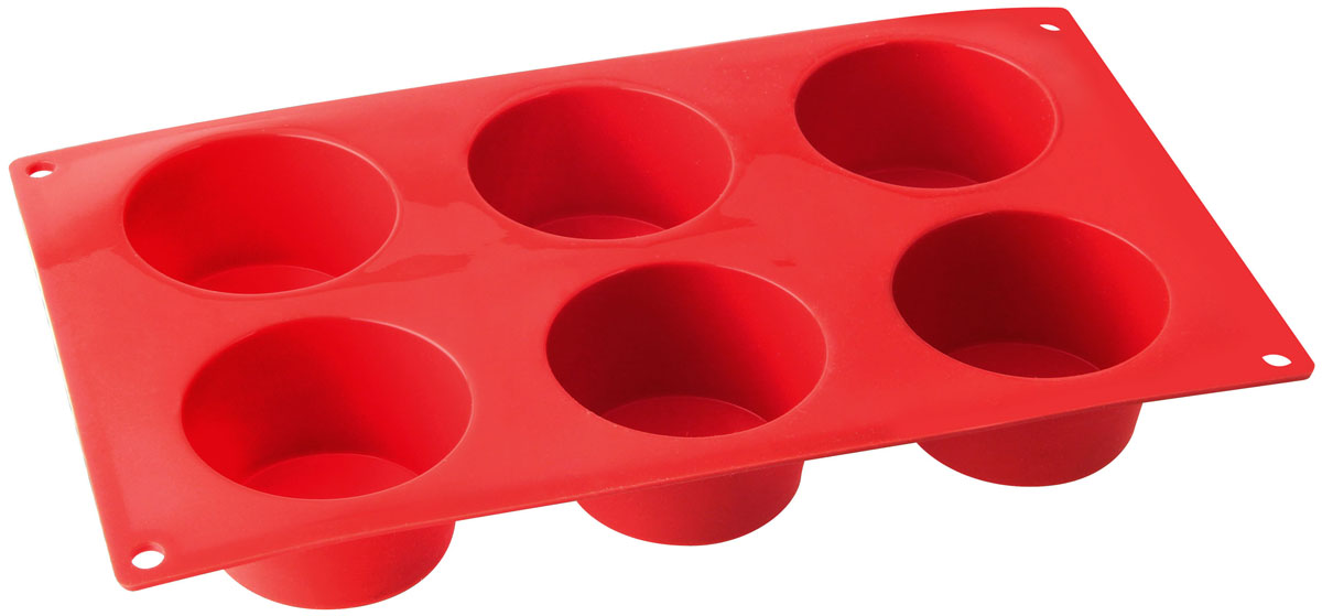 Форма для выпечки маффинов Dr.Oetker Flexxibel, прямоугольная, цвет: красный, 6 ячеек1251 Форма для выпечки маффинов Dr.Oetker Flexxibel, прямоугольная, цвет: красный, 6 ячеек1251Форма Dr.Oetker Flexxibel будет отличным выбором для всех любителей выпечки. Благодаря тому, что форма изготовлена из силикона, готовую выпечку или мармелад вынимать легко и просто. Изделие выполнено в форме прямоугольника, внутри которого расположены 6 круглых ячеек. Форма идеально подойдет для выпечки маффинов. С такой формой вы всегда сможете порадовать своих близких оригинальной выпечкой. Материал изделия устойчив к фруктовым кислотам, может быть использован в духовках, микроволновых печах, холодильниках и морозильных камерах (выдерживает температуру от -25°C до 250°C). Антипригарные свойства материала позволяют готовить без использования масла. Можно мыть и сушить в посудомоечной машине. При работе с формой используйте кухонный инструмент из силикона - кисти, лопатки, скребки. Не ставьте форму на электрическую конфорку. Не разрезайте выпечку прямо в форме.
