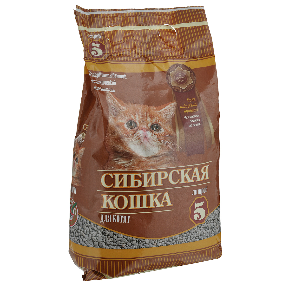 Наполнитель для кошачьих туалетов Сибирская Кошка, для котят, 5 л0374 Наполнитель для кошачьих туалетов Сибирская Кошка, для котят, 5 л0374Супервпитывающий гигиенический наполнитель Сибирская Кошка изготовлен из экологически чистого продукта второго поколения на основе микроопала- диатомита-минерала - рыхлой породы, состоящего из мельчайших слабо- сцементированных кремнистых скорлупок диатомей. Наполнитель быстро впитывает влагу. Являясь отличным адсорбентом, наполнитель имеет ярко выраженные свойства подавлять рост бактерий и других микроорганизмов, ликвидирует запахи. Наполнитель специально разработан для маленьких шаловливых питомцев с учетом особенностей их характера и растущего организма. Имеет специальные размеры гранул 0,8 - 2 мм, что великолепно подходит малышам и очень нравится взрослым животным. Ровные, не имеющие острых краев гранулы не прилипают к шерсти и лапам. Состав: микроопал-диатомит-минерал. Размеры гранулы: 0,8 - 2 мм. Товар сертифицирован.
