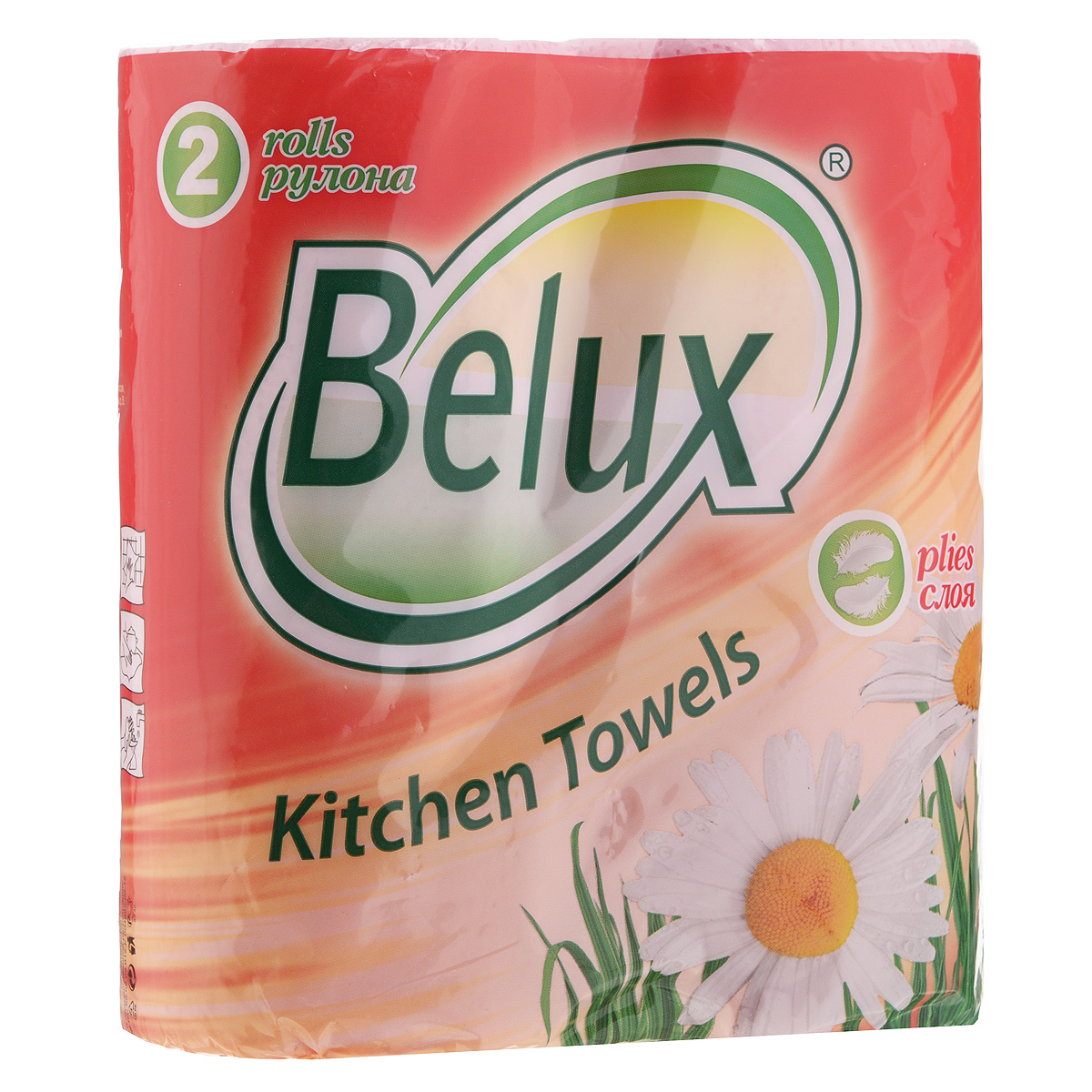 Полотенца кухонные бумажные Belux, двухслойные, цвет: розовый, 2 рулона36297 Полотенца кухонные бумажные Belux, двухслойные, цвет: розовый, 2 рулона36297Кухонные бумажные полотенца Belux прекрасно подойдут для использования на кухне. В комплекте - 2 рулона двухслойных полотенец с тиснением. Полотенца мягкие, но в тоже время прочные, с отрывом по линии перфорации. Особенности полотенец: - не оставляют разводов на гладких и стеклянных поверхностях, - идеально впитывают влагу, - отлично впитывают жир, - подходят для ухода за домашними животными, бытовой техникой, автомобилем. Товар сертифицирован.