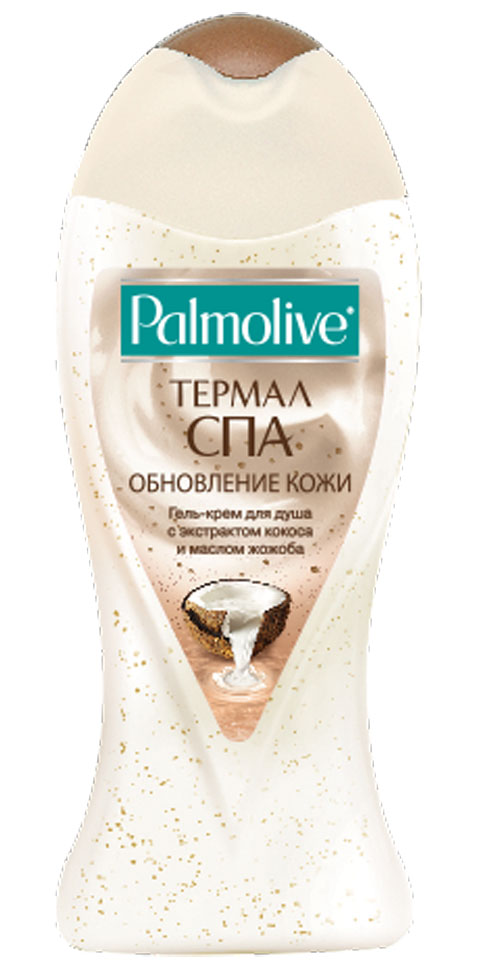 Гель для душа Palmolive Термал СПА. Обновление кожи, 250 млFTR22615 Гель для душа Palmolive Термал СПА. Обновление кожи, 250 млFTR22615Гель для душа Palmolive Термал СПА. Обновление кожи имеет формулу для красивой и сияющей кожи: масло жожоба, за счет чего гель имеет восхитительную кремовую текстуру и обеспечивает глубокое увлажнение. Также в гель входит экстракт кокоса, который обеспечивает натуральное и нежное обновление кожи.