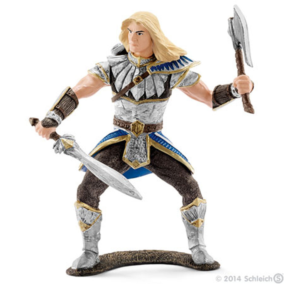 Schleich Фигурка Берсерк Орден Грифона70120 Schleich Фигурка Берсерк Орден Грифона70120Фигурка Schleich Берсерк. Орден Грифона станет прекрасным подарком для вашего ребенка. Она выполнена из каучукового пластика в виде рыцаря с мечом и топором в доспехах. Руки фигурки могут вращаться в области плеча. Детали фигурки четкие и максимально детализированы, что привлечет внимание ребенка, который с огромным удовольствием будет играть с ней в ролевые игры. Такая фигурка непременно понравится вашему ребенку и станет замечательным украшением любой коллекции. Берсерк - очень сильный и ловкий. Во время боя он не произносит ни слова, из-за чего многие думают, что он глухой. Благодаря своей доблести и знаниям различных техник боя, он известен далеко за пределами королевства.