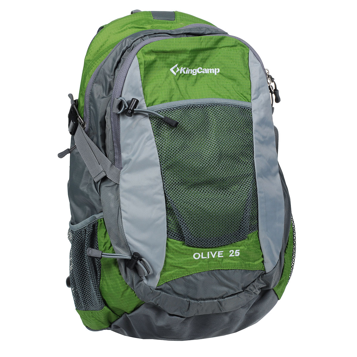 Рюкзак городской KingCamp Oliv 25L, цвет: зеленыйУТ-000055722 Рюкзак городской KingCamp Oliv 25L, цвет: зеленыйУТ-000055722Рюкзак городской KingCamp Peach 25L с системой вентиляции спины выполнен из водонепроницаемого материала. Состоит рюкзак из большого отделения с карманом для ноутбука и боковыми карманами. Отделения закрывается на застежки-молнии. Также рюкзак имеет крепеж для инструмента, накидку от дождя, органайзер. Характеристики: Размер рюкзака: 48 см х 27 см х 17 см. Объем рюкзака: 25 л. Материал: нейлон 330D+210D RipStop с PU покрытием, полиэстер. Вес: 700 г. Цвет: зеленый. Артикул: УТ-000055722.