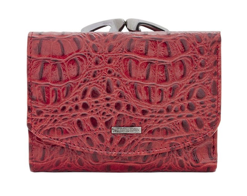 Кошелек женский Malgrado, цвет: красный. 43022-5080143022-50801# Red Кошелек женский Malgrado, цвет: красный. 43022-5080143022-50801# RedСтильный кошелек Malgrado изготовлен из натуральной лакированной кожи высшего качества с тиснением под рептилию и оформлен металлической пластиной с надписью в виде названия бренда. Внутри три отделения для купюр, одно из которых на застежке-молнии, два кармашка для визиток, один пластиковый кармашек для фото, два потайных кармашка, небольшой кармашек на молнии и карман на кнопке для мелочи. На внешней стороне расположено отделение для мелочи на рамочном замке. Кошелек закрывается на кнопку. Кошелек упакован в коробку из плотного картона с логотипом фирмы. Такой кошелек станет замечательным подарком человеку, ценящему качественные и практичные вещи.