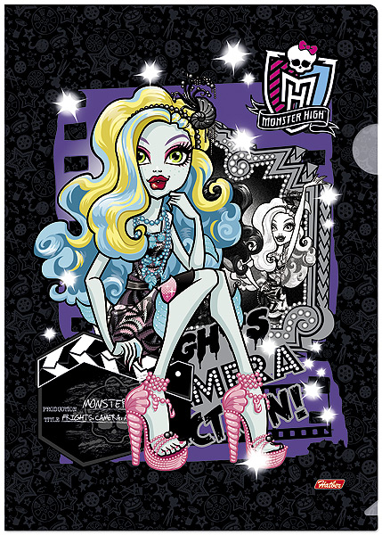 Папка-уголок Hatber Monster High: Лагуна Блю, цвет: черный, голубой. Формат А4AG4_12317 Папка-уголок Hatber Monster High: Лагуна Блю, цвет: черный, голубой. Формат А4AG4_12317Папка-уголок Hatber Monster High: Лагуна Блю - это удобный и функциональный инструмент, который идеально подойдет для хранения различных бумаг и документов формата А4. Папка с изображением любимой героини мультфильма Школа монстров Лагуны Блю изготовлена из высококачественного полипропилена. Папка имеет специальную вырубку, облегчающую изъятие бумаг. Папка-уголок - это незаменимый атрибут для студента, школьника, офисного работника. Такая папка надежно сохранит любые бумаги и сбережет их от повреждений, пыли и влаги.