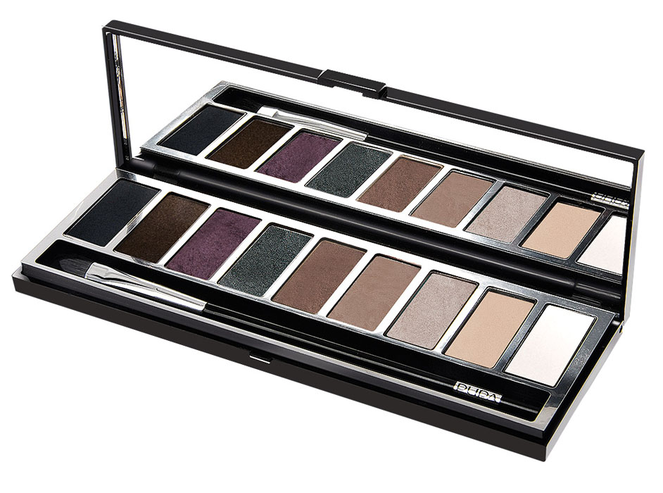 Pupa Набор теней Pupart. Eyeshadow Palette, тон №05 гламурные оттенки, 8 г040005005 Pupa Набор теней Pupart. Eyeshadow Palette, тон №05 гламурные оттенки, 8 г040005005Набор теней для век Pupa состоит из девяти безукоризненно подходящих друг другу оттенков. Тени легко наносятся, а гамма оттенков идеально подходит для любого стиля макияжа, от натурального до изысканного, гламурного или модного сегодня макияжа «smoky». Этот набор называется «Матовый» и включает в себя девять матовых оттенков. Необыкновенно мягкая, «тающая» текстура прекрасно растушевывается, обеспечивая безупречный результат. Для равномерного нанесения теней к набору прилагается удобная кисточка с длинной ручкой. Не содержит парабенов. Товар сертифицирован.