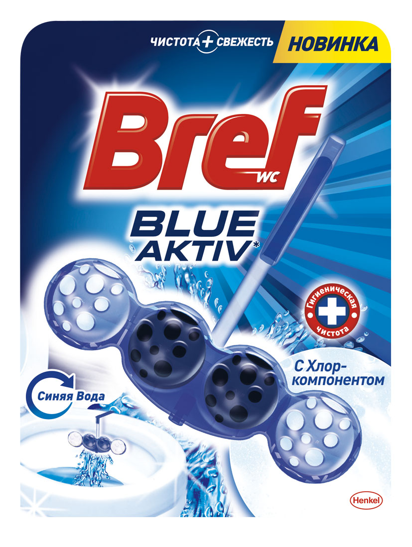 Чистящее средство для унитаза Bref Blue-Aktiv с Хлор-компонентом 50г934822 Чистящее средство для унитаза Bref Blue-Aktiv с Хлор-компонентом 50г934822Чистящее средство для унитаза Bref Blue-Aktiv с Хлор-компонентом - это подвесной туалетный блок с формулой 4 в 1, который обеспечивает: 1. Гигиеническую чистоту 2. Защиту от известкового налета 3. Свежесть 4. Обильную пену Тройная упаковка Bref Сила-Актив - выгодное предложение! Освободите корзинку от упаковки. Повесьте Bref Сила-Актив под ободок Вашего унитаза. Состав: >30% анионные ПАВ, Товар сертифицирован.