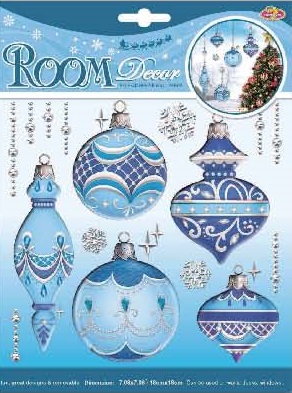 Наклейки для интерьера Room Decoration Новогодние игрушки, объемные, 18 х 18 смPOX6660 Наклейки для интерьера Room Decoration Новогодние игрушки, объемные, 18 х 18 смPOX6660Наклейки для стен и предметов интерьера Room Decoration Новогодние игрушки, изготовленные из экологически безопасной самоклеящейся виниловой пленки - это удивительно простой и быстрый способ оживить интерьер помещения. На одном листе расположены 16 объемных наклеек в виде снежинок, гирлянд, шариков и других новогодних игрушек, декорированных оригинальным орнаментом. Интерьерные наклейки дадут вам вдохновение, которое изменит вашу жизнь и поможет погрузиться в мир ярких красок, фантазий и творчества. Для вас открываются безграничные возможности придумать оригинальный дизайн и придать новый вид стенам и мебели. Наклейки абсолютно безопасны для здоровья. Они быстро и легко наклеиваются на любые ровные поверхности: стены, окна, двери, кафельную плитку, виниловые и флизелиновые обои, стекла, мебель. При необходимости удобно снимаются, не оставляют следов и не повреждают поверхность (кроме бумажных обоев). Наклейки Room Decoration Новогодние игрушки...