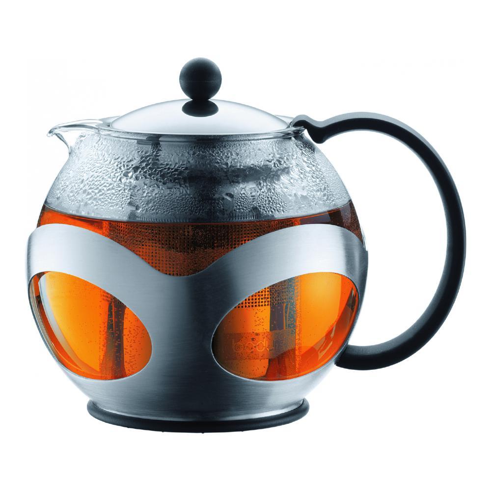 Френч-пресс Bodum Kenya, 500 мл10695-16 Френч-пресс Bodum Kenya, 500 мл10695-16Френч-пресс Bodum Kenya, выполненный из термостойкого стекла, послужит вам не только для приготовления чая, но и для подачи чая к столу. Благодаря резервуару из прозрачного стекла можно легко определить момент закипания воды, а также количество оставшегося чая в френч-прессе. Крышка и фильтр чайника, отделяющий чайные листья от воды, выполнены из высококачественной нержавеющей стали. Эстетичный и функциональный, с эксклюзивным дизайном, френч-пресс Bodum Kenya дополнит интерьер и придаст ему оригинальности. Высота чайника (с учетом крышки): 14 см. Диаметр основания: 8 см. Диаметр по верхнему краю: 8 см.