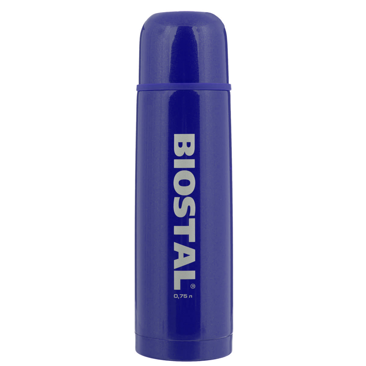 Термос Biostal Fler, цвет: синий, 750 мл. NB-750С-BNB-750С-B Термос Biostal Fler, цвет: синий, 750 мл. NB-750С-BNB-750С-BТермос с узким горлом Biostal Fler, изготовленный из высококачественной нержавеющей стали, относится к классической серии. Термосы этой серии, являющейся лидером продаж, просты в использовании, экономичны и многофункциональны. Корпус покрыт защитным цветным лаком. Термос предназначен для хранения горячих и холодных напитков (чая, кофе) и укомплектован пробкой с кнопкой. Такая пробка удобна в использовании и позволяет, не отвинчивая ее, наливать напитки после простого нажатия. Изделие также оснащено крышкой. Легкий и прочный термос Biostal Fler сохранит ваши напитки горячими или холодными надолго.
