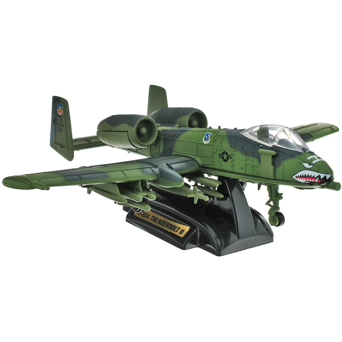 MotorMax Cамолет A10A Thunderbolt II76367 MotorMax Cамолет A10A Thunderbolt II76367Модель самолета MotorMax A10A Thunderbolt II станет хорошим подарком для ребенка, который увлекается авиацией. Она имеет отличную детализацию и является уменьшенной копией настоящего боевого американского самолета. A10A Thunderbolt II выполнен из прочных материалов, поэтому им можно играть как обычной игрушкой, не боясь сломать. Используемые компоненты экологически чистые, поэтому не навредят ни вашему ребенку, ни окружающей среде. Модель снабжена подставкой. A-10 - американский одноместный штурмовик, созданный для борьбы с бронетехникой противника и с прочими наземными целями.