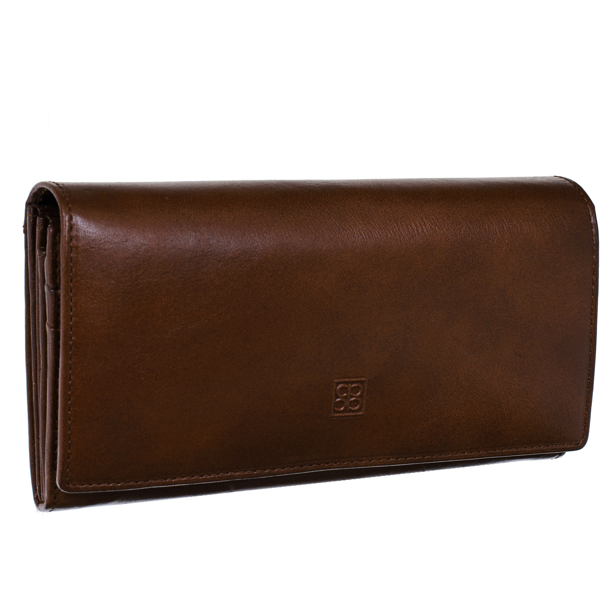 Кошелек женский Sergio Belotti, цвет: коричневый. 11641164 milano brown Кошелек женский Sergio Belotti, цвет: коричневый. 11641164 milano brownСтильный женский кошелек Sergio Belotti выполнен из высококачественной натуральной кожи и закрывается с помощью клапана на кнопку. Внутри содержится три отделения для купюр отделение для мелочи с перегородкой, которое закрывается на металлическую защелку, кармашек для сим-карты, десять кармашков для визиток и пластиковых карт (один из которых сетчатый) и два кармана для мелких бумаг. На тыльной стороне расположен объемный карман, закрывающийся на застежку-молнию. Изделие упаковано в коробку из плотного картона с логотипом бренда. Такой кошелек станет стильным аксессуаром, который идеально подойдет к вашему образу.