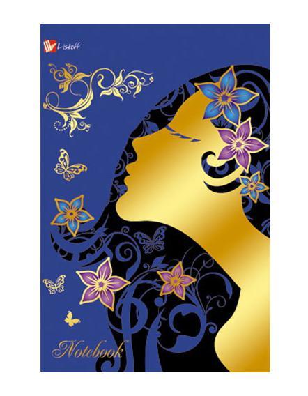 Книга для записей А6 Золотой силуэт (девушки) 80л. Твердая обложка с тиснением фольгой «Голография»КЗФ6801278 Книга для записей А6 Золотой силуэт (девушки) 80л. Твердая обложка с тиснением фольгой «Голография»КЗФ6801278Обложка книги для записей покрыта матовой ламинаций и специальной фольгой с эффектом Голография. Обложка играет в руках и радует взгляд. Внутренний блок оснащается высококачественной бумагой плотностью 70гр.м., что гарантирует чистоту записей и отсутствие клякс.