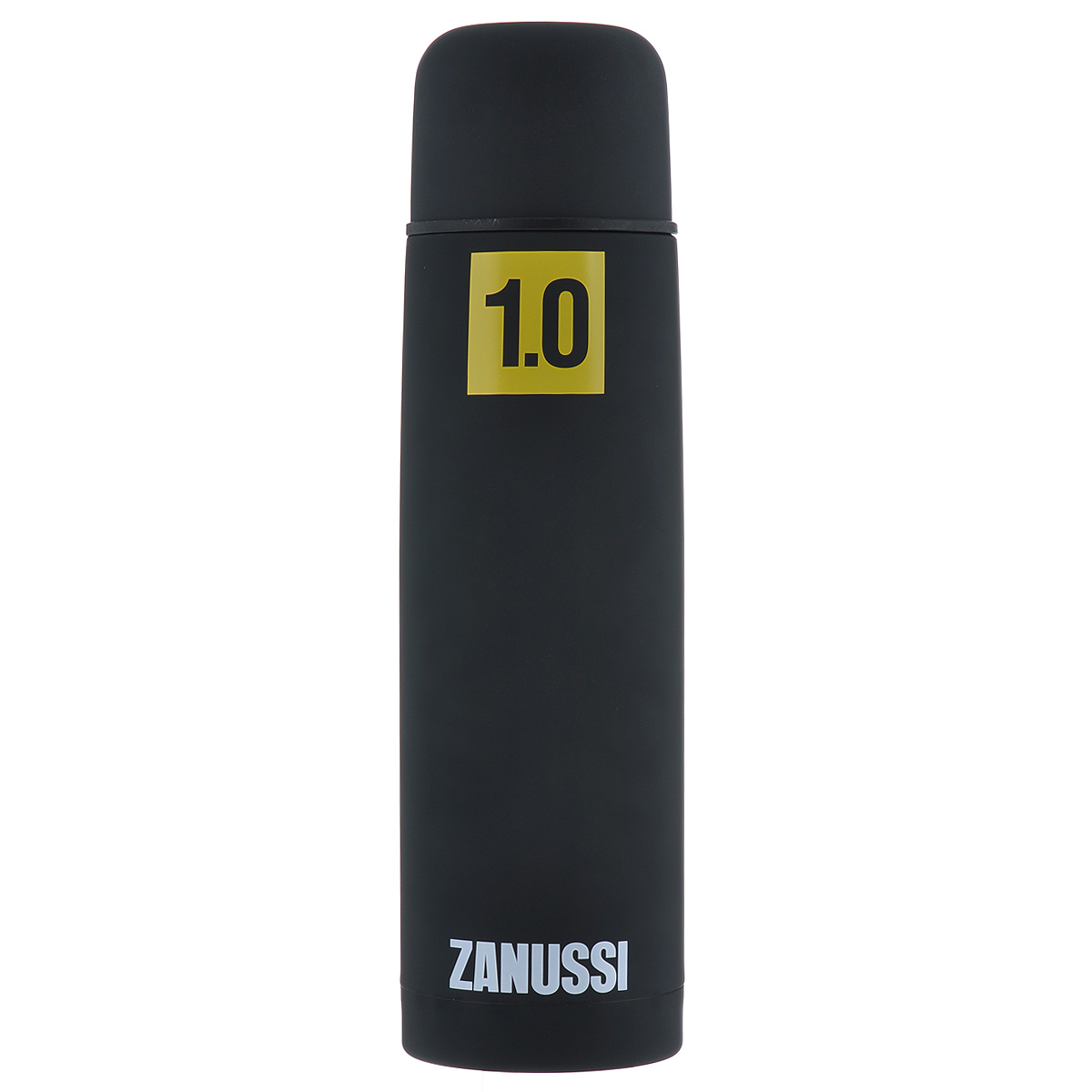 Термос Zanussi, цвет: черный, 1 лZVF51221DF Термос Zanussi, цвет: черный, 1 лZVF51221DFТермос с узким горлом Zanussi, изготовленный из высококачественной нержавеющей стали 18/10, является простым в использовании, экономичным и многофункциональным. Корпус изделия оснащен резиновым покрытием, благодаря чему термос практически невозможно разбить, он защищен от сколов. Термос с двухстеночной вакуумной изоляцией, предназначенный для хранения горячих и холодных напитков (чая, кофе), сохраняет их до 12 часов горячими и холодными в течении 24 часов. Изделие укомплектовано пробкой с кнопкой. Такая пробка удобна в использовании и позволяет, не отвинчивая ее, наливать напитки после простого нажатия. Изделие также оснащено крышкой-чашкой. Легкий и прочный термос Zanussi сохранит ваши напитки горячими или холодными надолго.
