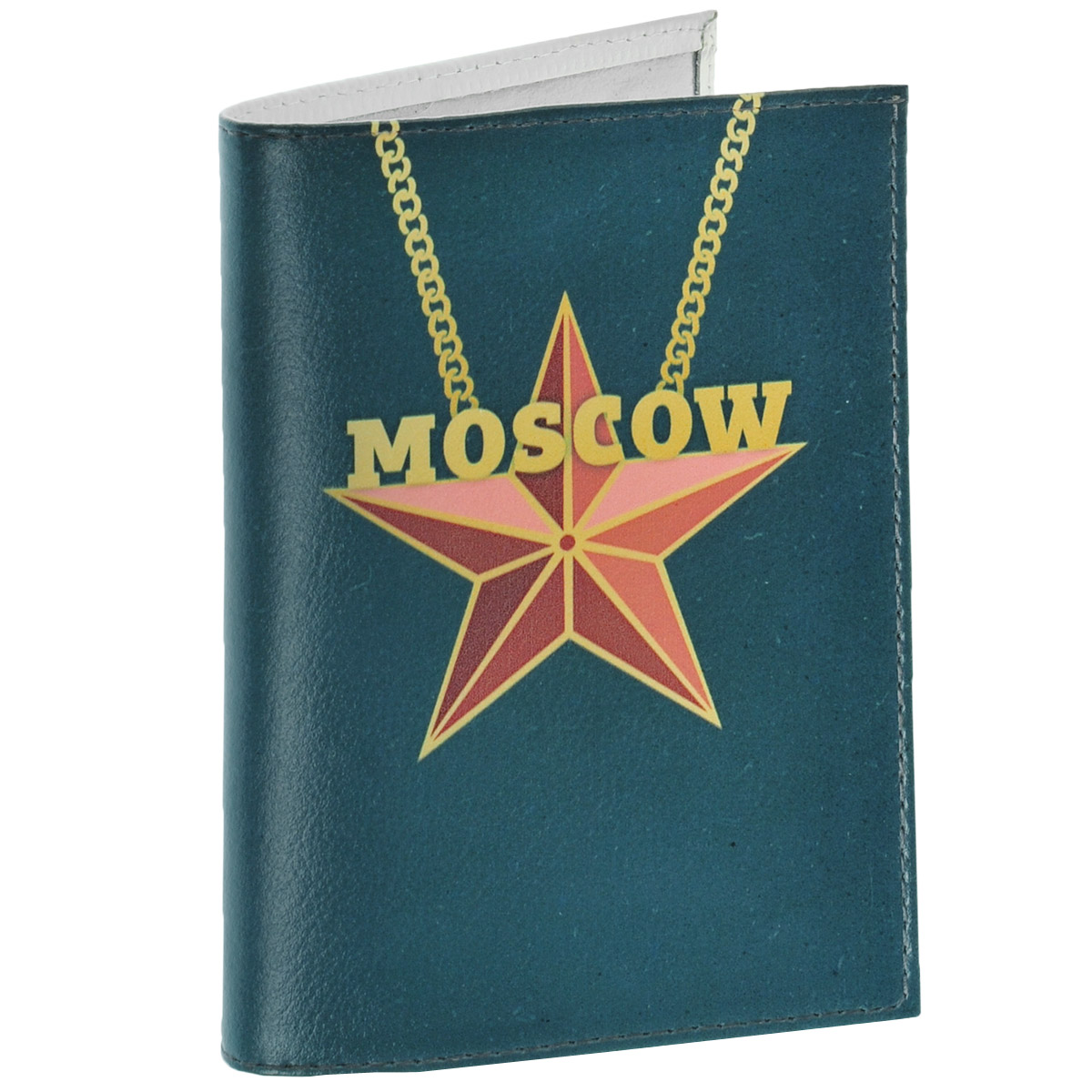 Обложка для паспорта Moscow Star. OK276OK276 Обложка для паспорта Moscow Star. OK276OK276Обложка для паспорта Mitya Veselkov Moscow Star выполнена из натуральной кожи и оформлена изображением красной пятиконечной звезды, подвешенной на цепочку, и надписью Moscow. Такая обложка не только поможет сохранить внешний вид ваших документов и защитит их от повреждений, но и станет стильным аксессуаром, идеально подходящим вашему образу. Яркая и оригинальная обложка подчеркнет вашу индивидуальность и изысканный вкус. Обложка для паспорта стильного дизайна может быть достойным и оригинальным подарком.