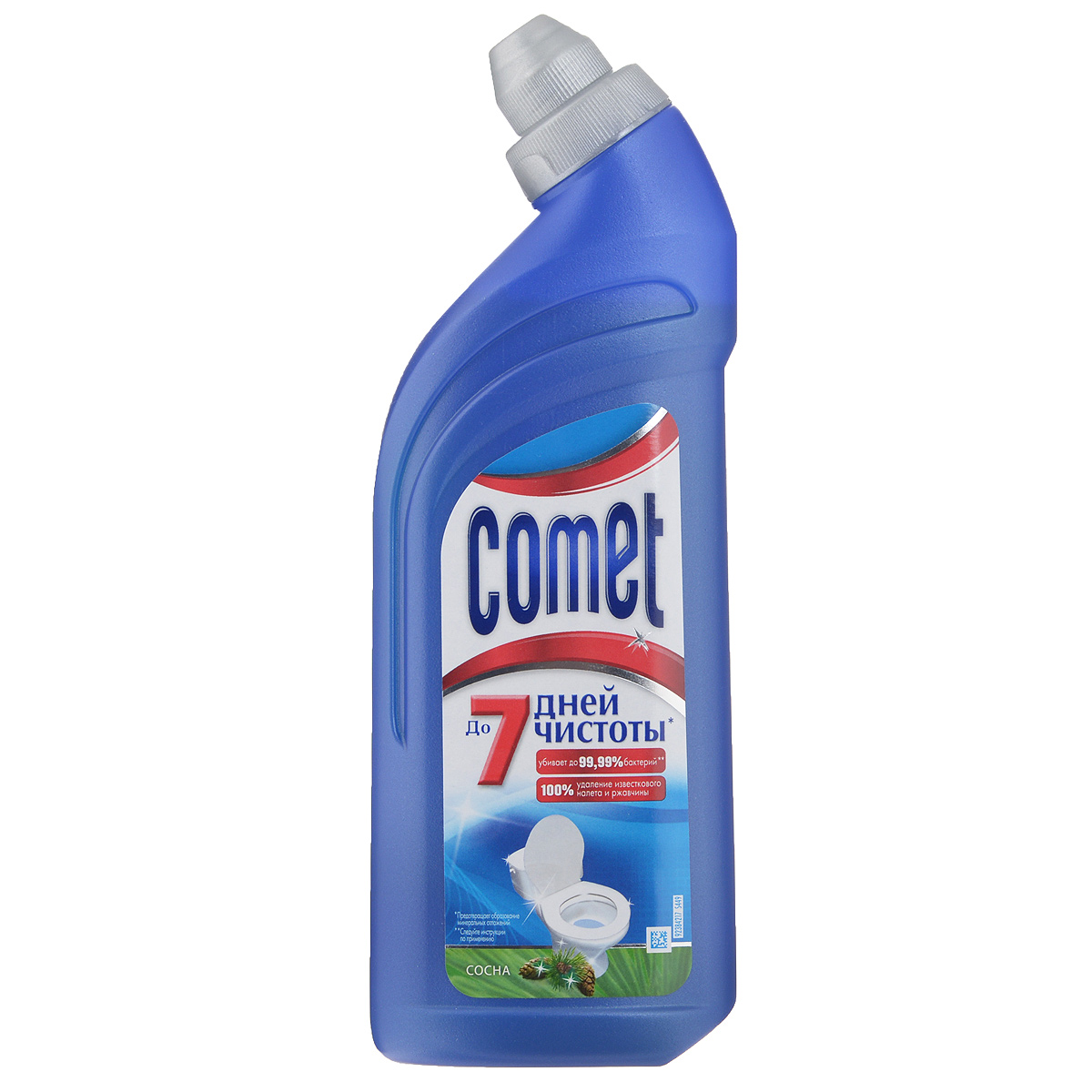 Чистящее средство для туалета Comet, сосна, 500 млCG-80227816 Чистящее средство для туалета Comet, сосна, 500 млCG-80227816Чистящее средство Comet для туалета сохраняет чистоту до 7 дней, благодаря защитному слою. Средство отлично чистит и удаляет известковый налет и ржавчину, а также дезинфицирует поверхность. Обладает приятным ароматом сосны. Товар сертифицирован. УВАЖАЕМЫЕ КЛИЕНТЫ! Обращаем ваше внимание на возможные изменения в дизайне товара. Поставка осуществляется в зависимости от наличия на складе.