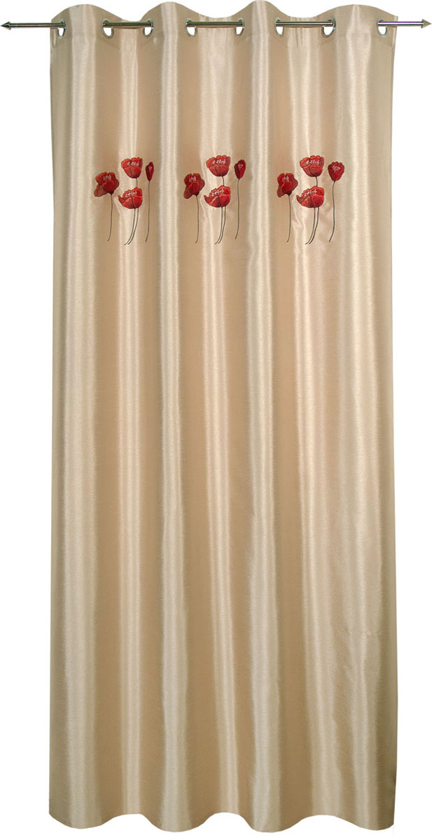 Гардина Schaefer на кольцах, цвет: серый, красный, 140 см х 235 см. 07201-91307201-913 Гардина Schaefer на кольцах, цвет: серый, красный, 140 см х 235 см. 07201-91307201-913Гардина Schaefer выполнена из полиэстера и украшена цветочной вышивкой. Гардина крепится к карнизу при помощи металлических колец. Она прекрасно подойдет для подвешивания на настенный карниз. Оригинальное оформление гардины внесет разнообразие и подарит заряд положительного настроения.