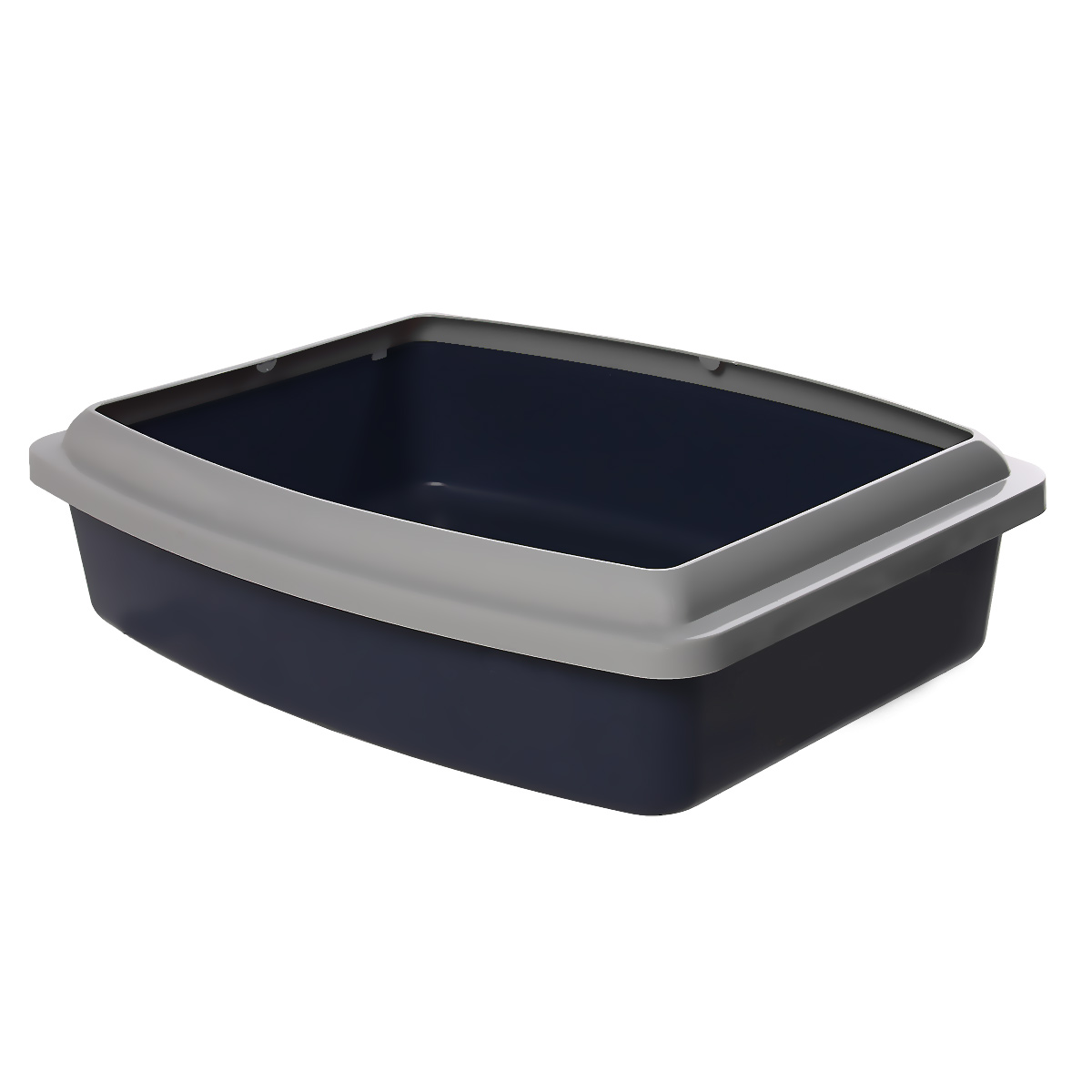 Туалет для кошек Savic Oval Trays Jumbo, с бортом, цвет: темно-синий, серый, 56 х 44 см209 Туалет для кошек Savic Oval Trays Jumbo, с бортом, цвет: темно-синий, серый, 56 х 44 см209Туалет для кошек Savic Oval Trays Jumbo изготовлен из качественного прочного пластика. Высокий цветной борт, прикрепленный по периметру лотка, удобно защелкивается и предотвращает разбрасывание наполнителя. Это самый простой в употреблении предмет обихода для кошек и котов.