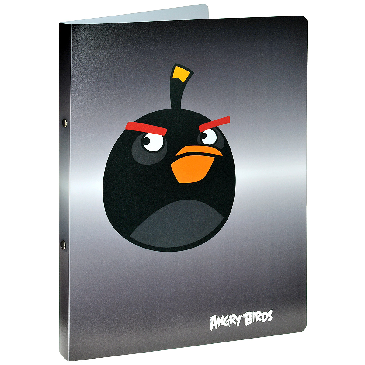 Centrum Папка на кольцах Angry Birds цвет серый84698 Centrum Папка на кольцах Angry Birds цвет серый84698Папка на кольцах Centrum Angry Birds предназначена для хранения и транспортировки бумаг или документов формата А4. Папка изготовлена из плотного пластика и оформлена изображением персонажа всеми любимой игры Angry Birds. Кольцевой механизм выполнен из высококачественной стали.