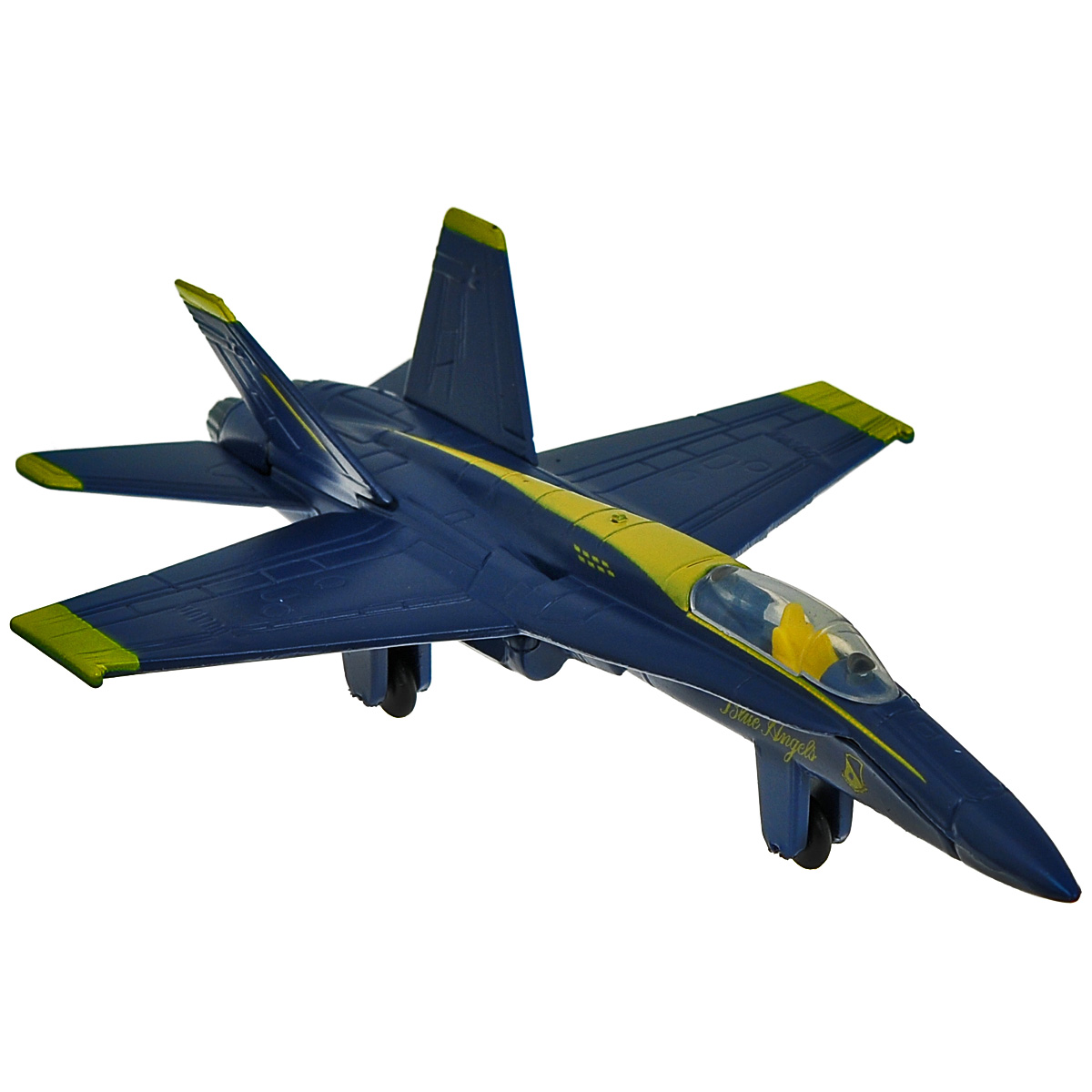 Модель самолета MotorMax Boeing F/A-18 Hornet, цвет: синий, желтый. Масштаб 1/10077006/ast77300 Модель самолета MotorMax Boeing F/A-18 Hornet, цвет: синий, желтый. Масштаб 1/10077006/ast77300Модель самолета MotorMax Boeing F/A-18 Hornet станет хорошим подарком для ребенка, который увлекается авиацией. Она имеет отличную детализацию и является уменьшенной копией настоящего американского самолета. Компания Motormax занимается производством масштабных моделей с 1997 года и завоевала популярность целой армии коллекционеров по всему миру. Серия самолетов масштаба 1:100 познакомит вас с продуктами авиационной промышленности разных стран. Вы познакомитесь с самолетами самых разных типов и эпох, среди них истребитель Локхид Мартин Ф-16 и палубный истребитель- бомбардировщик Боинг F/А 18 Хорнет, транспортный самолет времен второй мировой войны Боинг С-47 Скайтрейн и американский бомбардировщик P-47 Тандерболт, а также многие другие, не менее интересные экземпляры. Палубный истребитель-бомбардировщик F/A-18 Хорнет на сегодняшний день является одним из самых удачных современных боевых самолетов и основным боевым самолетом авиации ВМС США. Самолеты...