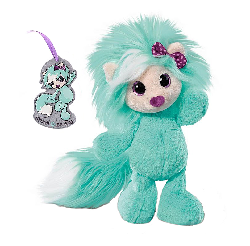 NICI Мягкая игрушка Айюми Улыбка, сидячая, 30 см, с подвеской37403 NICI Мягкая игрушка Айюми Улыбка, сидячая, 30 см, с подвеской37403Имя Айюми имеет японское происхождение и означает уникальная, индивидуальная. Айюми могут заглянуть в твою душу своими блестящими глазами и понять тебя. Они всегда тебя выслушают и поддержат. Каждая Айюми уникальна и обладает особым талантом и характером, также как и ты. Айюми Улыбка - забавная и немного сумасшедшая. У нее нет никаких предубеждений, и она принимает тебя такой, какая ты есть. Она добавляет волшебства и воображения в твою душу и всегда старается, чтобы тебе было весело и комфортно.