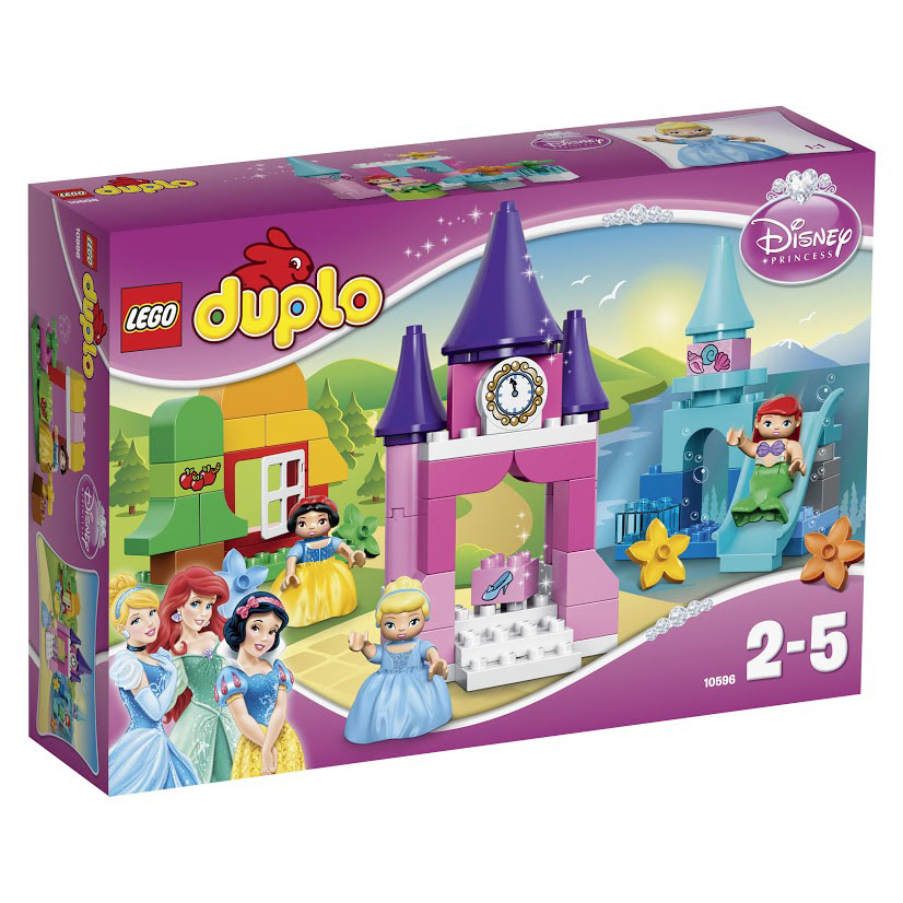 LEGO DUPLO Конструктор Коллекция Принцесса Диснея 1059610596 LEGO DUPLO Конструктор Коллекция Принцесса Диснея 1059610596Встречайте очаровательных принцесс Дисней: Золушку, Ариэль и Белоснежку. Постройте королевский замок и доставьте Золушку на бал. Но не забывайте смотреть на часы! Соберите подводный мир и прокатитесь вместе с Ариэль на отличной водяной горке. Постройте уютный домик семи гномов и проведите день в лесу, собирая яблоки вместе с Белоснежкой. Играйте и придумывайте новые истории с принцессами. Этот красочный игровой набор содержит 63 пластиковых элемента для сборки, 3 фигурки и инструкцию по сборке. Конструктор - это один из самых увлекательнейших и веселых способов времяпрепровождения. Ребенок сможет часами играть с конструктором, придумывая различные ситуации и истории. В процессе игры с конструкторами LEGO дети приобретают и постигают такие необходимые навыки как познание, творчество, воображение. Обычные наблюдения за детьми показывают, что единственное, чему они с удовольствием посвящают время - это игры. Игра - это состояние души, это веселый опыт познания...