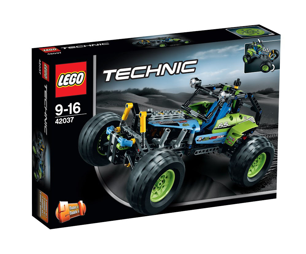 LEGO Technic Конструктор Внедорожник 4203742037 LEGO Technic Конструктор Внедорожник 4203742037Пробирайтесь по горной местности на прочном внедорожнике! Эта реалистичная модель с суперпрочной подвеской готова к езде в условиях самого сложного бездорожья. Прочный корпус внедорожника выполнен из ярких деталей с добавлением наклеек. Кабина водителя и диски выкрашены в редкий салатовый цвет. Огромные колеса с рифлеными шинами обеспечивают максимальную маневренность. Независимая подвеска оборудована надежными амортизаторами, позволяющими легко и быстро преодолевать препятствия. Под голубым капотом располагается четырехцилиндровый двигатель. Во время движения его поршни синхронно поднимаются и опускаются. Открывающаяся кабина водителя защищена прочным каркасом. В ней есть удобное синее кресло гонщика, приборная панель и руль. На крыше кабины установлены два прожектора и специальный рычаг, связанный с рулевым управлением и отвечающий за поворот передних колес. Модель трансформируется в высокоскоростной гоночный автомобиль. Конструктор - это один из самых увлекательнейших...