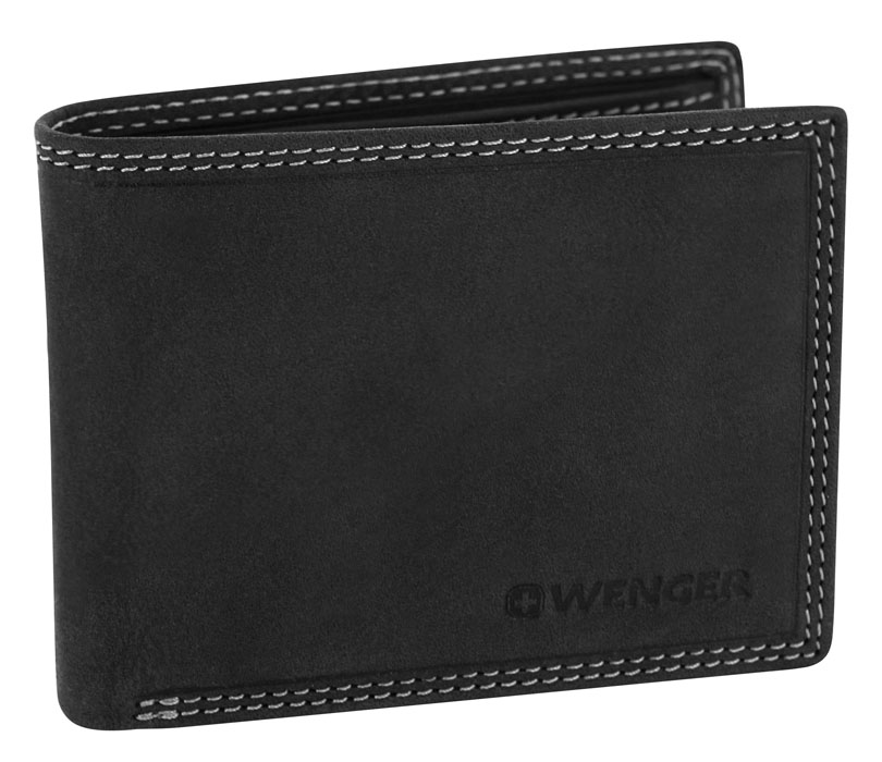 Портмоне мужское Wenger, цвет: черный. W5-21W5-21BLACK Портмоне мужское Wenger, цвет: черный. W5-21W5-21BLACKИзысканное мужское портмоне Wenger изготовлено из натуральной кожи и оформлено декоративной прострочкой, тиснениями в виде названия и логотипа бренда на лицевой стороне. Внутри - два отделения для купюр, отсек для мелочи на замке-кнопке, два боковых кармана и три прорези для визиток и банковских карт. Изюминкой модели является то, что часть отсеков портмоне находятся под кнопкой - сетчатый карман и три прорези. Изделие упаковано в фирменную коробку. Модное портмоне Wenger придется по душе истинному ценителю прекрасного. По всем вопросам гарантийного и постгарантийного обслуживания рюкзаков, чемоданов, спортивных и кожаных сумок, а также портмоне марок Wenger и SwissGear вы можете обратиться в сервис-центр, расположенный по адресу: г. Москва, Саввинская набережная, д.3. Тел: (495) 788-39-96, (499) 248-56-56, ежедневно с 9:00 до 21:00. Подробные условия гарантийного обслуживания приведены в гарантийном талоне, поставляемым в комплекте с каждым...
