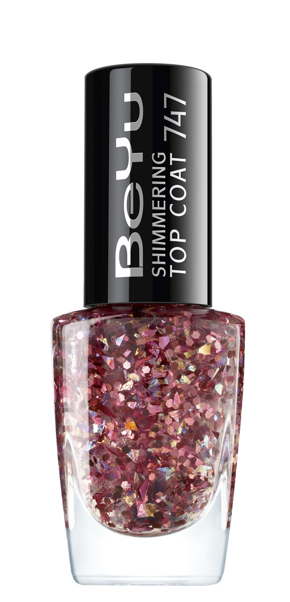 BeYu Верхнее покрытие для ногтей Shimmering Top Coat, оттенок №747, 9 мл310.747 BeYu Верхнее покрытие для ногтей Shimmering Top Coat, оттенок №747, 9 мл310.747Верхнее покрытие для ногтей с мерцающим эффектом. Наносится поверх любого лака для ногтей и создает необычные радужные переливы на поверхности ногтя. Благодаря комбинации различных голографических частичек, эффект верхнего покрытия изменяется в зависимости от освещения, создавая необычные оптические эффекты. Товар сертифицирован.