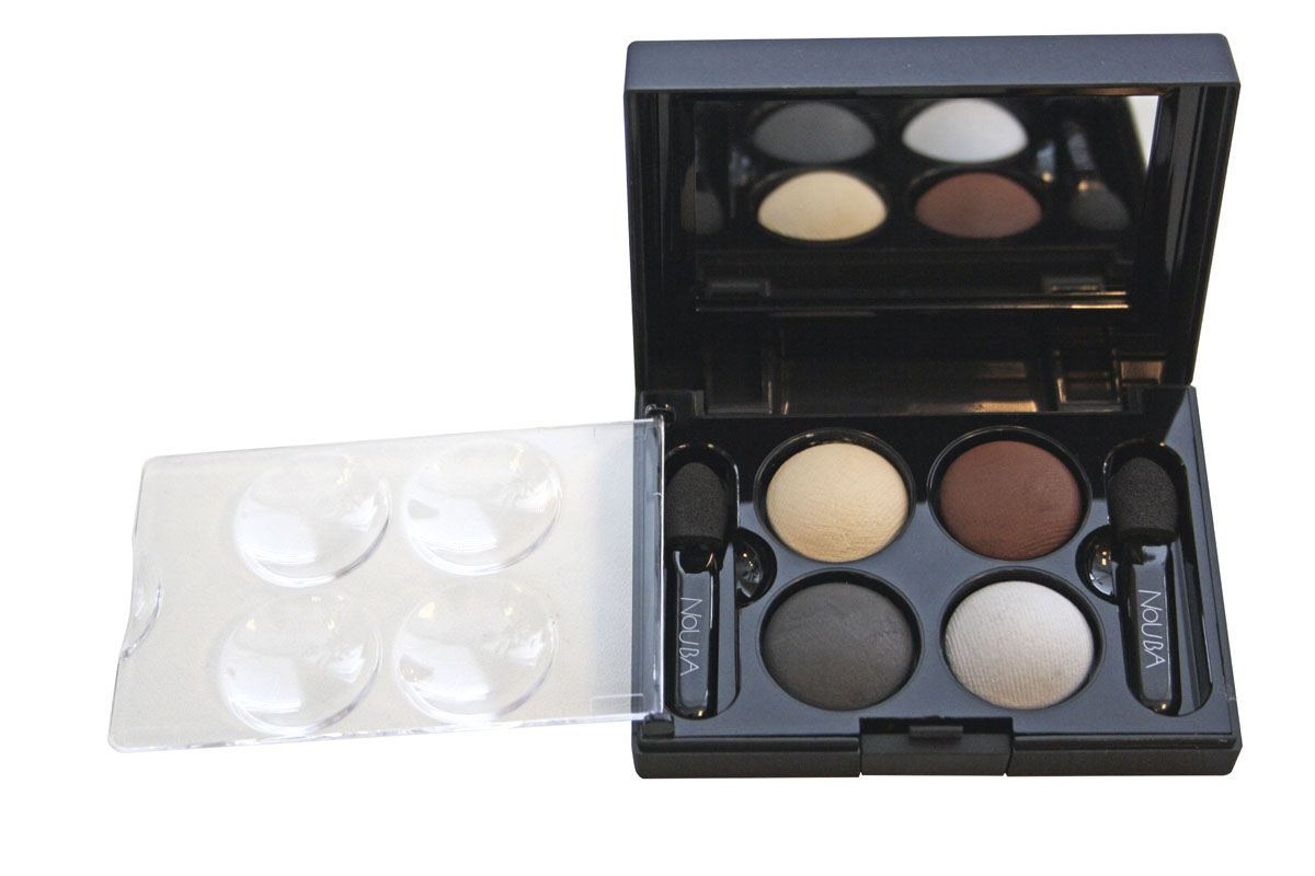 NoUBA Тени для век Quattro Eyeshadow Mat, запеченные, 4 цвета, тон №642, 2,4 г31042 NoUBA Тени для век Quattro Eyeshadow Mat, запеченные, 4 цвета, тон №642, 2,4 г31042Мягкая бархатистая текстура дает тончайшее покрытие, обеспечивая при этом насыщенный цвет. Особые минеральные пигменты в составе создают оптический anti-wrinkle effect, т.е. визуально минимизируют морщинки, придавая взгляду открытость, четкость и выразительность. Эти соблазнительные оттенки создают взгляд, полный чувственности и элегантности. Для получения более глубокого и более совершенного цвета и его сохранения на длительное время, используйте для нанесения на веки увлажненную кисточку для теней. Товар сертифицирован.