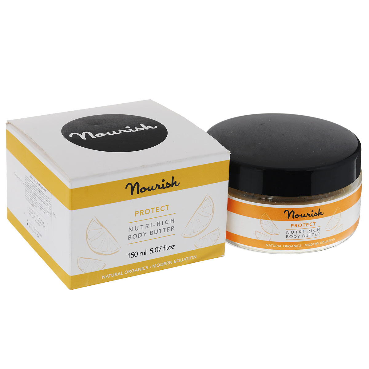 Отзывы Nourish Protect Nutri-Rich Body Butter Питательное крем-масло для тела, для сухой кожи, 150 мл