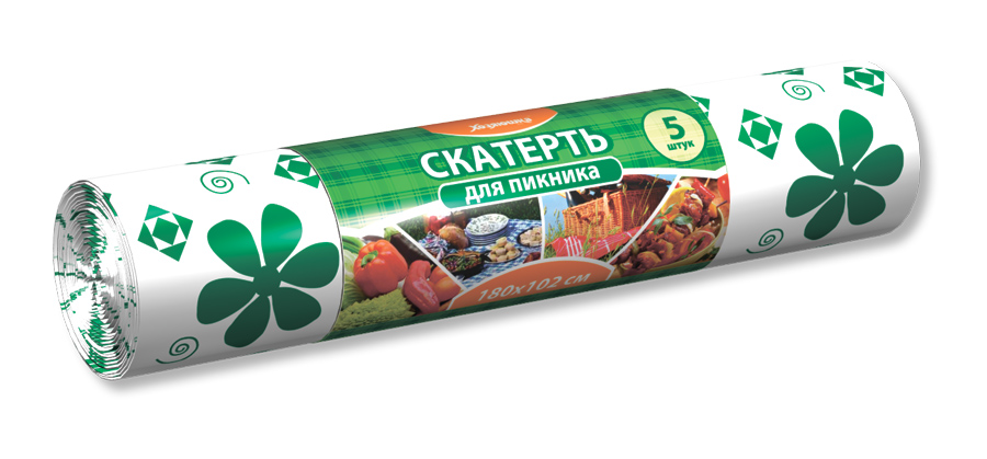 Скатерть одноразовая Хозяюшка Мила, 102 х 180 см, 5 шт36061 Скатерть одноразовая Хозяюшка Мила, 102 х 180 см, 5 шт36061Одноразовая скатерть Хозяюшка Мила - идеальный вариант для дома, дачи или отдыха на природе. Изготовленная из полиэтилена высокого давления, она прекрасно подойдет для шумной вечеринки, на которой можно запросто испортить скатерть вином или жирной едой.