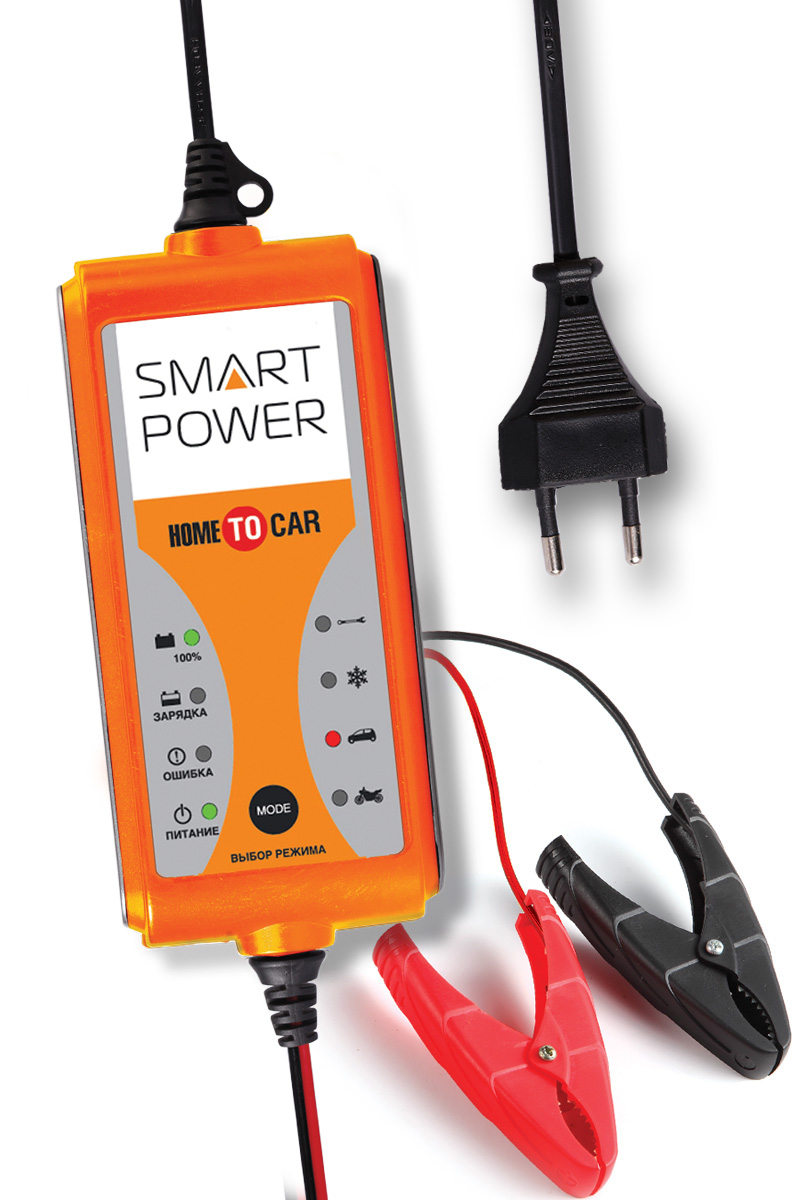 Устройство зарядное для автомобилей Berkut Smart Power SP-4NSP-4N Устройство зарядное для автомобилей Berkut Smart Power SP-4NSP-4NКомпактное универсальное зарядное устройство Berkut Smart Power SP-4N бытового использования предназначено для обслуживания и зарядки всех типов 12-вольтовых аккумуляторных батарей, используемых в легковых автомобилях, мото и садовой технике. Функциональные особенности: Микропроцессорное электронное управление. Автоматический выбор стадий заряда. Для всех типов 12В свинцово-кислотных АКБ (в том числе необслуживаемых MF, клапанно-регулируемых VRLA, с пористым сорбентом из стекловолокна AGM, а также WET, GEL, Calcium type). Поэтапная программа быстрого и бережного заряда в девять стадий. Память последнего режима заряда при отключении питания. 4 режима работы устройства на выбор, включая режим восстановления - десульфатацию. 3 варианта подключения для зарядки АКБ: контакты-крокодилы, штекер в прикуриватель, кольцевые клеммы. Входное напряжение: 220-240В, 50 Гц. Выходное напряжение: 14,4-147В. Максимальный ток заряда: 4 А....