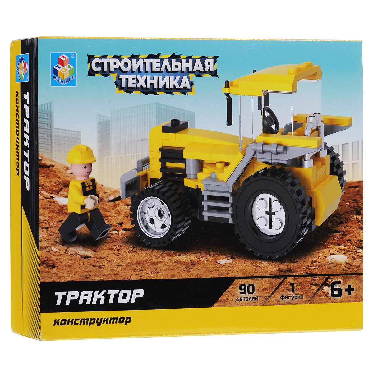 1TOY Конструктор Трактор