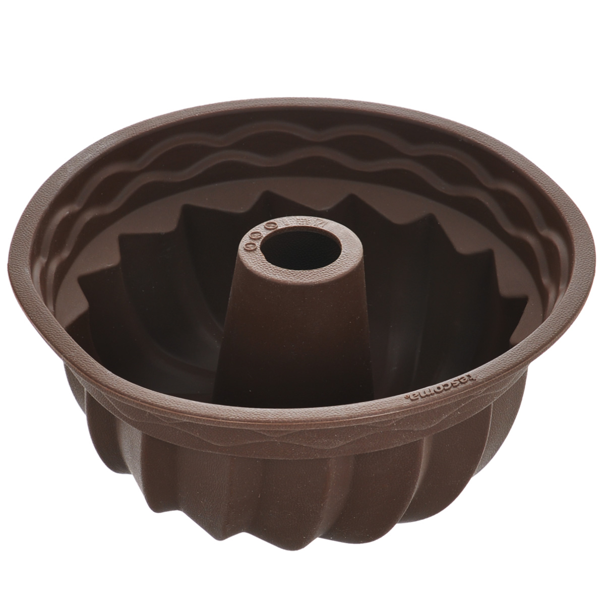 Форма для выпечки кекса Tescoma Delicia Silicone, круглая, цвет: коричневый, диаметр 24 см629224 Форма для выпечки кекса Tescoma Delicia Silicone, круглая, цвет: коричневый, диаметр 24 см629224Круглая форма Tescoma Delicia Silicone будет отличным выбором для всех любителей выпечки. Благодаря тому, что форма изготовлена из силикона, готовую выпечку вынимать легко и просто. Стенки формы оснащены рельефной поверхностью. Форма прекрасно подходит для выпечки кексов. С такой формой вы всегда сможете порадовать своих близких оригинальной выпечкой. Материал изделия устойчив к фруктовым кислотам, может быть использован в духовках, микроволновых печах, холодильниках и морозильных камерах (выдерживает температуру от -40°C до 230°C). Антипригарные свойства материала позволяют готовить без использования масла. Можно мыть и сушить в посудомоечной машине. При работе с формой используйте кухонный инструмент из силикона - кисти, лопатки, скребки. Не ставьте форму на электрическую конфорку. Не разрезайте выпечку прямо в форме.