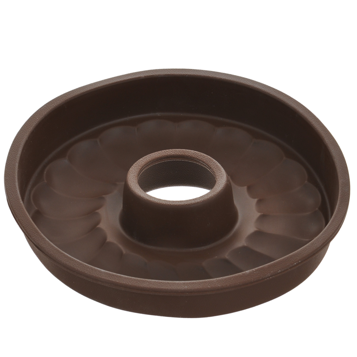 Форма для выпечки кекса Tescoma Delicia Silicone, круглая, цвет: коричневый, диаметр 26 см. 629228629228 Форма для выпечки кекса Tescoma Delicia Silicone, круглая, цвет: коричневый, диаметр 26 см. 629228629228Круглая форма Tescoma Delicia Silicone будет отличным выбором для всех любителей выпечки. Благодаря тому, что форма изготовлена из силикона, готовую выпечку вынимать легко и просто. Дно формы оснащено рельефной поверхностью. Форма прекрасно подходит для выпечки кексов. С такой формой вы всегда сможете порадовать своих близких оригинальной выпечкой. Материал изделия устойчив к фруктовым кислотам, может быть использован в духовках, микроволновых печах, холодильниках и морозильных камерах (выдерживает температуру от -40°C до 230°C). Антипригарные свойства материала позволяют готовить без использования масла. Можно мыть и сушить в посудомоечной машине. При работе с формой используйте кухонный инструмент из силикона - кисти, лопатки, скребки. Не ставьте форму на электрическую конфорку. Не разрезайте выпечку прямо в форме.