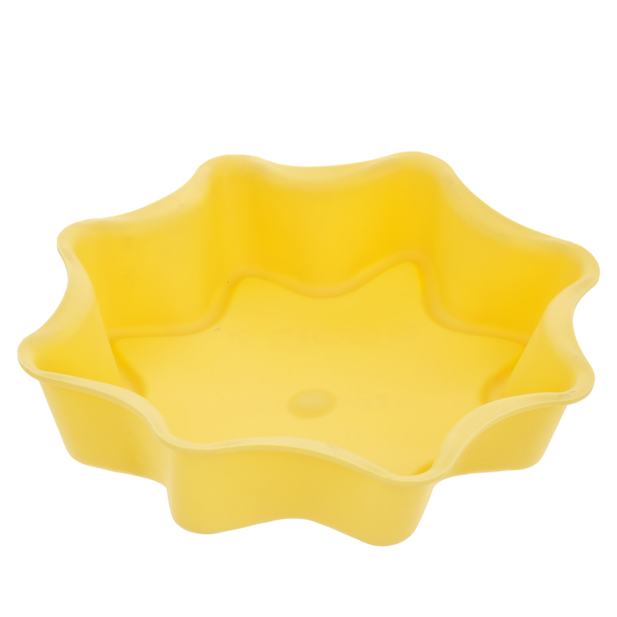 Форма для выпечки Tescoma Delicia Silicone, цвет: желтый, диаметр 28 см629274 Форма для выпечки Tescoma Delicia Silicone, цвет: желтый, диаметр 28 см629274Форма Tescoma Delicia Silicone, выполненная в виде восьмиконечной звезды, будет отличным выбором для всех любителей выпечки. Благодаря тому, что форма изготовлена из силикона, готовую выпечку вынимать легко и просто. Форма прекрасно подходит для выпечки пирогов, тортов и других десертов. С такой формой вы всегда сможете порадовать своих близких оригинальной выпечкой. Материал изделия устойчив к фруктовым кислотам, может быть использован в духовках, микроволновых печах, холодильниках и морозильных камерах (выдерживает температуру от -40°C до 230°C). Антипригарные свойства материала позволяют готовить без использования масла. Можно мыть и сушить в посудомоечной машине. При работе с формой используйте кухонный инструмент из силикона - кисти, лопатки, скребки. Не ставьте форму на электрическую конфорку. Не разрезайте выпечку прямо в форме.