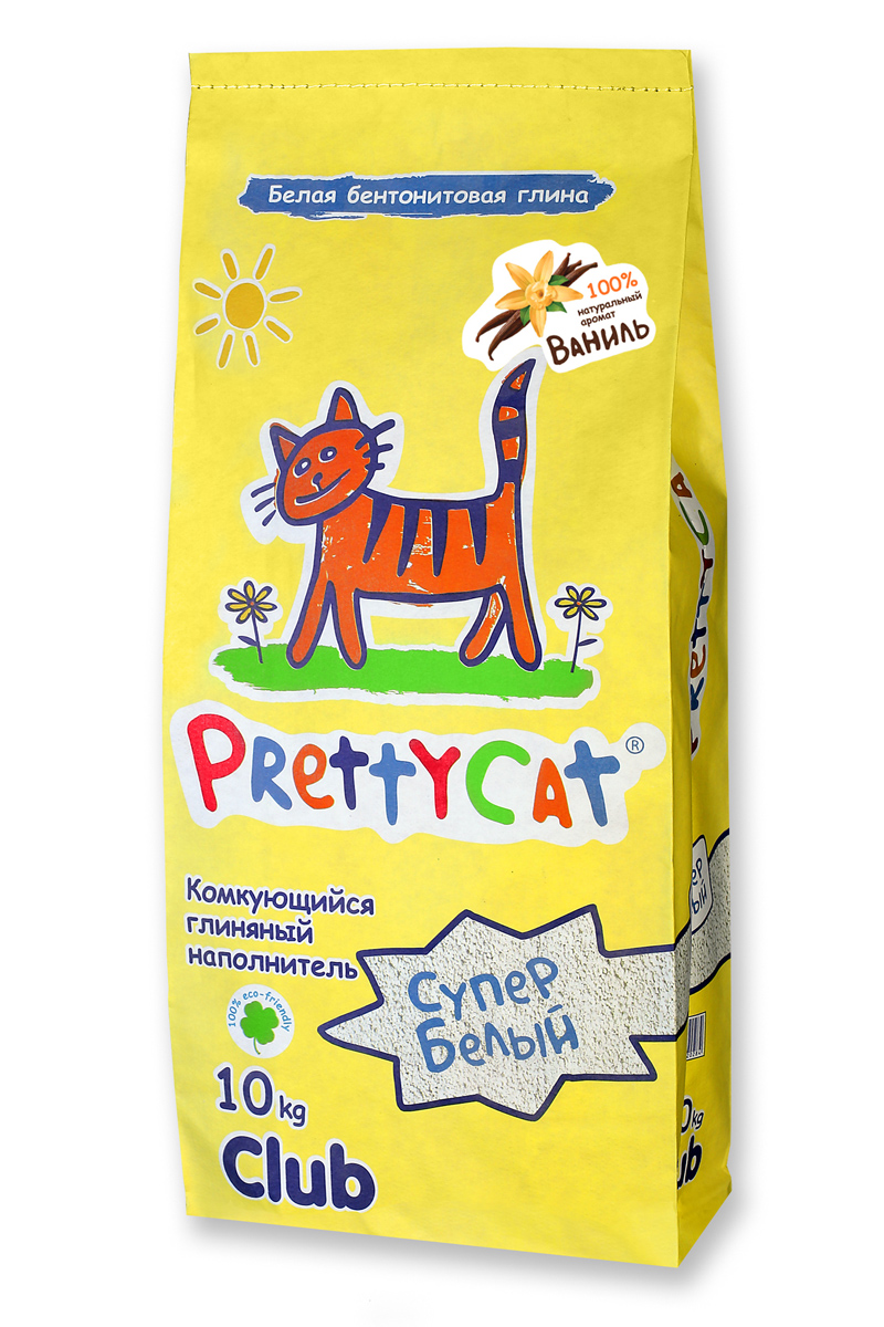 Наполнитель для кошачьих туалетов PrettyCat Супер белый, комкующийся, с ароматом ванили, 10 кг620307 Наполнитель для кошачьих туалетов PrettyCat Супер белый, комкующийся, с ароматом ванили, 10 кг620307Наполнитель для кошачьих туалетов PrettyCat Супер белый - это 100% натуральный комкующийся наполнитель. Изготовлен из белой бентонитовой глины с ароматом ванили. Впитывает до 400% влаги, прекрасно комкается в идеально ровные шарики. Уничтожает запахи и обеспечивает двойное обеспыливание. Материал: белая бентонитовая глина. Вес: 10 кг. Диаметр гранул: 0,6 - 1,7 мм.