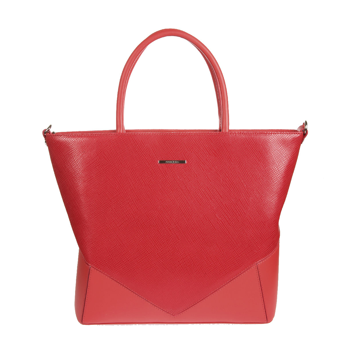 Сумка женская Gianni Conti, цвет: красный. 1873940E1873940E red Сумка женская Gianni Conti, цвет: красный. 1873940E1873940E redУльтрамодная женская сумка Gianni Conti выполнена из натуральной высококачественной кожи и оформлена тиснением под кожу рептилии. Лицевая сторона украшена металлической пластиной с гравировкой в виде названия бренда. Ручки прочно крепятся к корпусу сумки. Изделие имеет одно основное отделение и закрывается на металлическую застежку-молнию. Внутреннее отделение содержит два кармашка для мелочей, держатель для письменных принадлежностей, один открытый накладной карман и один врезной карма на застежке-молнии. Тыльная сторона также дополнена карманом на застежке-молнии. Дно защищено от повреждений металлическими ножками. В комплект входит плечевой ремень, регулируемой длины. К сумке прилагается фирменный чехол. Стильный аксессуар отлично завершит модный образ и подчеркнет ваш безупречный вкус.