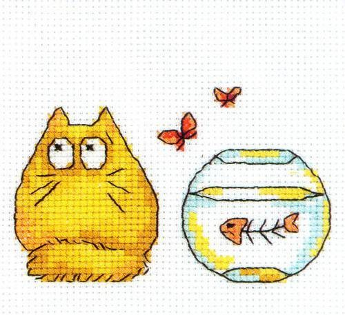 Вышивка котиков Вышивка котиков