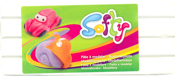 Пластилин Softy, цвет: белый (010), 500 г146288_010 Пластилин Softy, цвет: белый (010), 500 г146288_010Цветная масса (пластилин) Softy на восковой основе является идеальным вариантом материала для лепки. Высокая пластичность позволяет изготавливать очень тонкие детали. Цвета хорошо смешиваются между собой. Пластилин не липнет к рукам, не окрашивает их, не сохнет на воздухе. Благодаря натуральной основе, безопасен при проглатывании. Хорошо развивает мелкую детскую моторику, а также восстанавливает подвижность пальцев и кистей рук у взрослых. Предназначен для детей старше 3 лет.