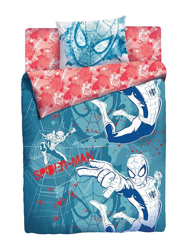 КПБ MARVEL Человек-паук 1,5СП4600001805688 КПБ MARVEL Человек-паук 1,5СП4600001805688Лицензионное постельное белье Человек Паук обеспечит Вашему ребенку здоровый и комфортный сон, а также, привнесет в спальню яркие краски и новые эмоции.